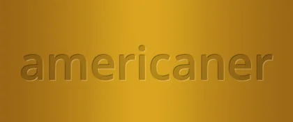 Américain plaqué or
